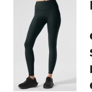 ALO Yoga High-Waist Airlift Legging - Charcoal Green